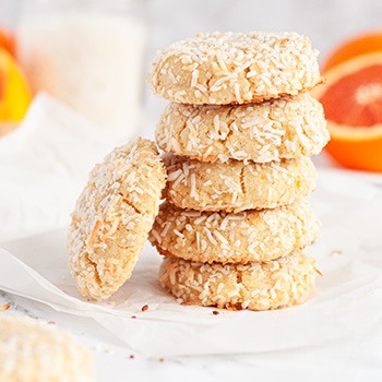 Vegan Coconut Orange Cookies (Gluten-Free)