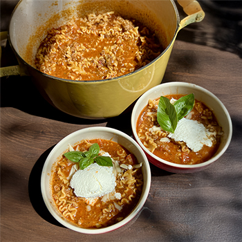 Soupe-lasagne facile