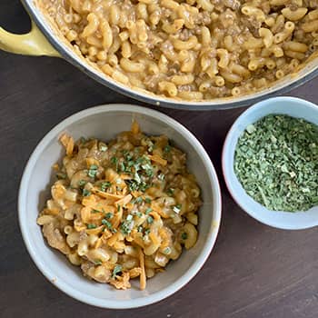 Casserole de hamburger au fromage tout-en-un